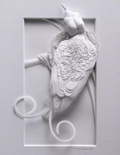 加拿大艺术家calvinnicholls的纸浮雕艺术欣赏
