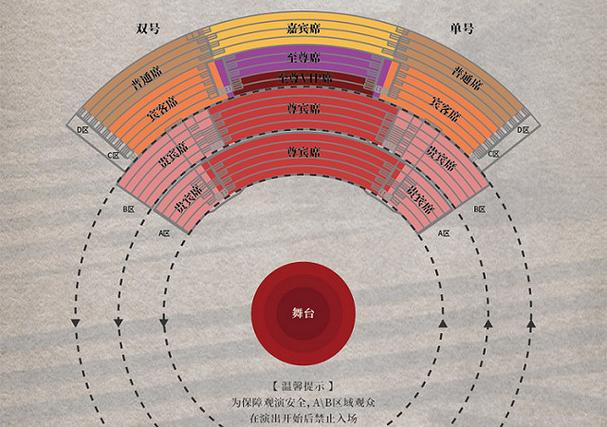 重庆1949大剧院座位图