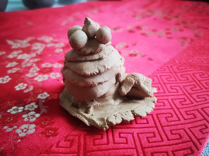 金蓓蕾幼儿园陶艺课(圣诞树)