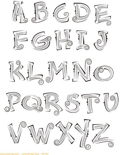 0点手绘英文字母矢量素材,手绘字体,英文字母,可爱艺术字图片素材