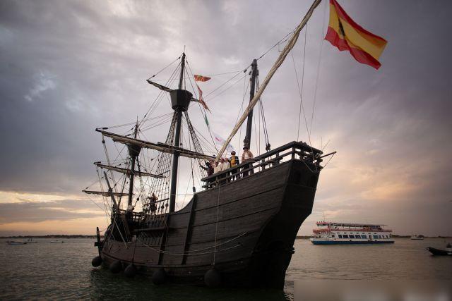 麦哲伦首次环球航行500周年唯一完成环球航行维多利亚号再起航