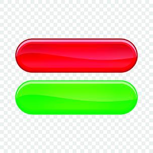 两个按钮图标两个按钮的动画片例证导航网的象两个按钮图标,卡通风格