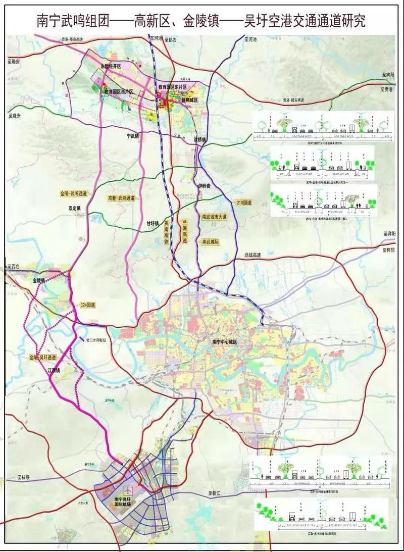 交通建设方面:贵隆高速开通,高铁南宁北站预计2022年通车,地铁2号线