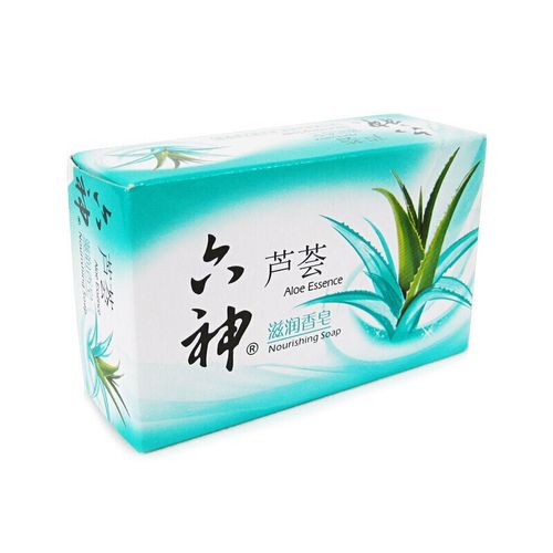 六神滋润香皂125g芦荟精华清新润泽全家共享香皂