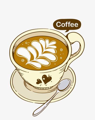 仿真咖啡一杯咖啡早餐陶瓷杯子免抠素材