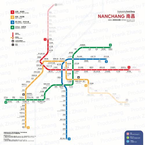 南昌地铁路线图20252022825更新