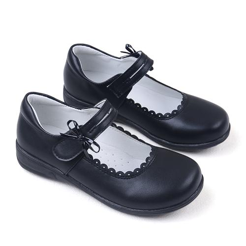 儿童童鞋单鞋女童皮鞋2022夏春秋小女孩圆头黑色皮鞋