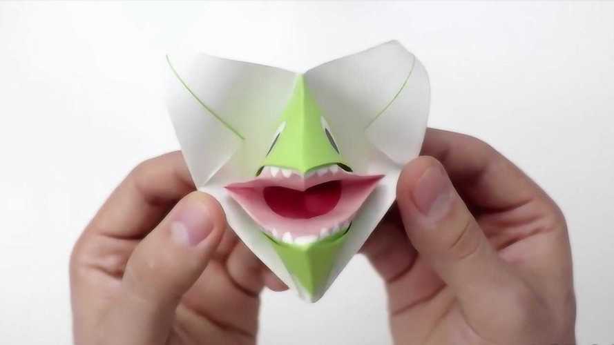 宝宝学折纸:会张嘴巴的鲨鱼折纸教程,你学到了吗?