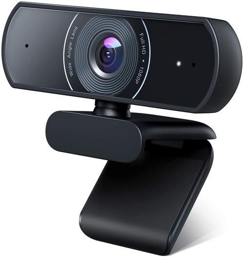roffie 1080p 网络摄像头,内置双麦克风,全高清视频摄像头,适用于电脑
