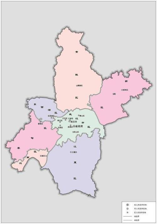 湖北省武汉市辖那几个区县?