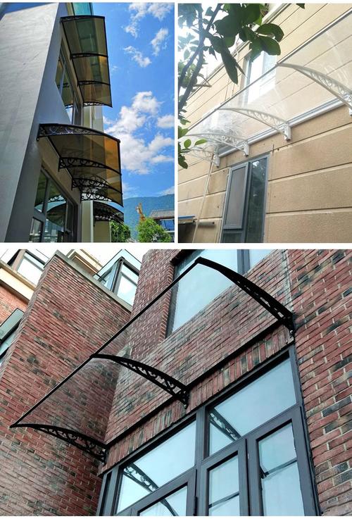 (顺丰发货)都格 铝合金雨棚遮阳棚家用窗户庭院门头防雨挡板屋檐阳台
