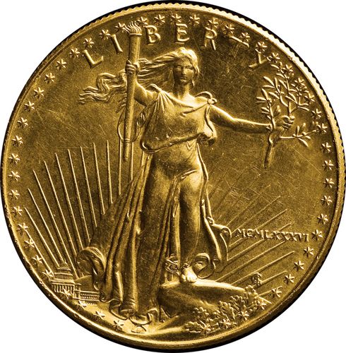 1986年美国50元金币一枚,重量:克,完全未使用品