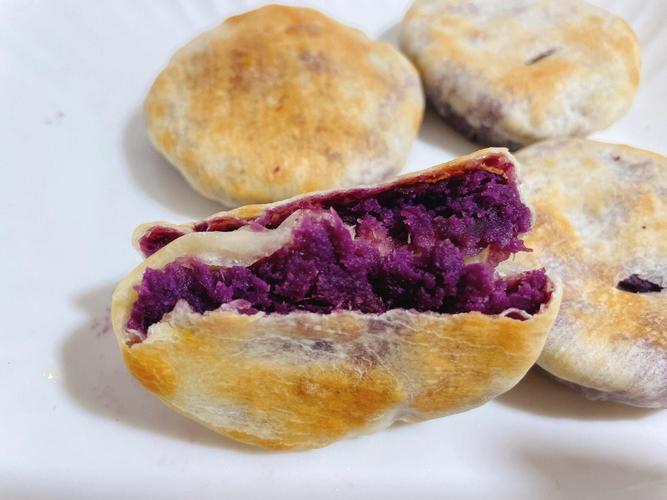 空气炸锅版紫薯饼子
