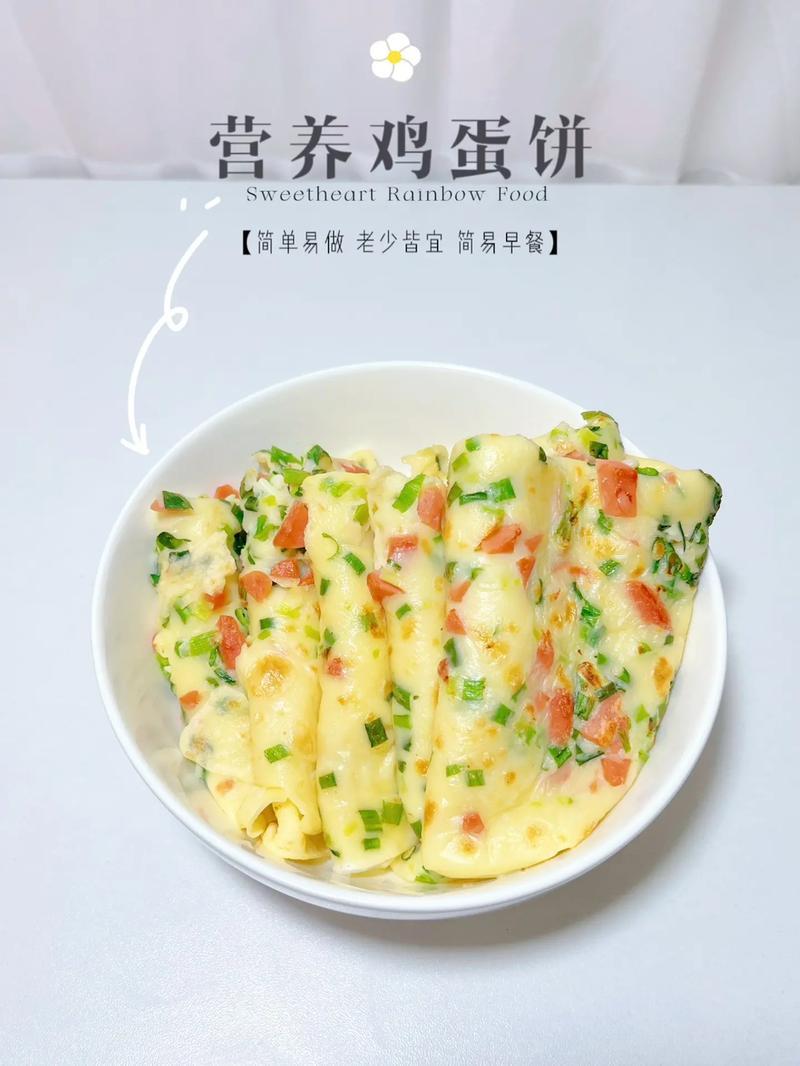营养鸡蛋饼73电饼铛美食.