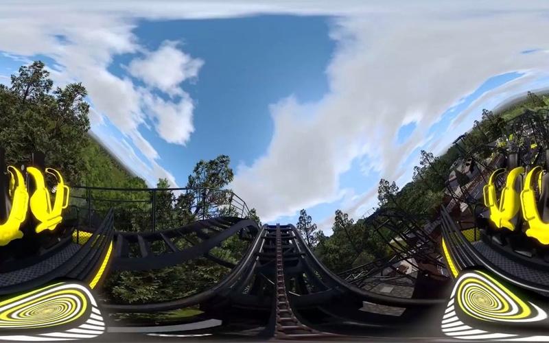 【360°vr】 全景第一视角过山车模拟器-游戏视频-搜狐视频