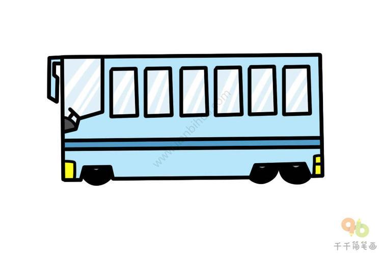 常见的公交车简笔画图片大全汽车简笔画