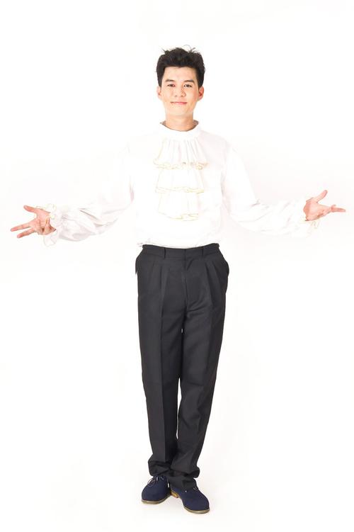 美姿戏剧舞蹈服装公司 -- 6017男生衬衫/白色