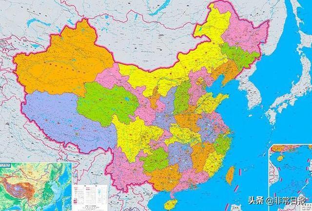 中国34个省市面积排行榜谁最大谁最小