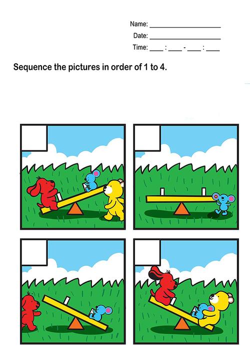 儿童益智早教卡 逻辑思维 故事排序 视觉图卡 早期启蒙 看图说话
