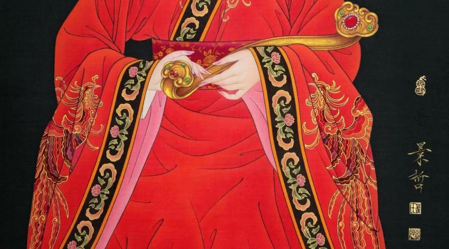 北京画院美术馆中耀眼的中国红丨崔景哲_工笔画