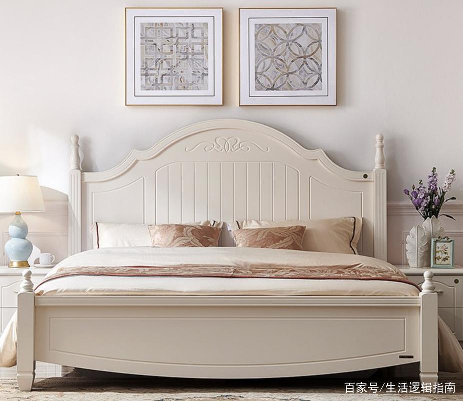 全友家居田园风格双人床,颜值高且舒适,让卧室更加的温馨