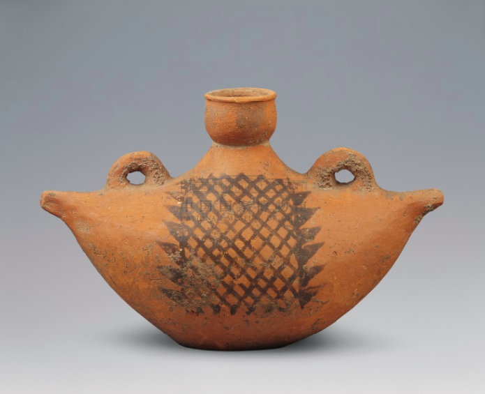 仰韶文化 船形彩陶壶 国家博物馆藏