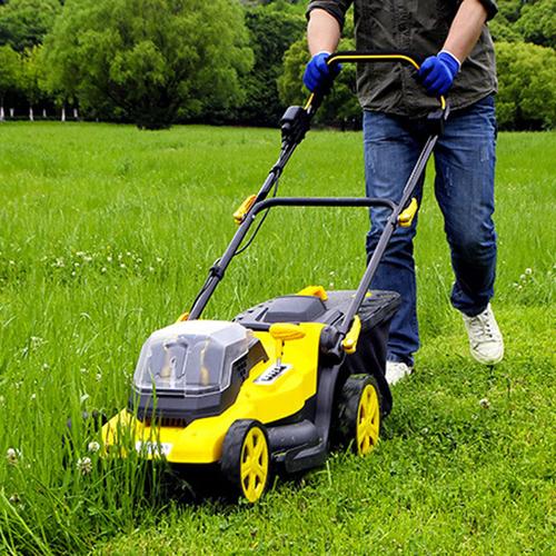 小型电动割草机出口美国家用割草机 可折叠草坪修剪机电动草地机