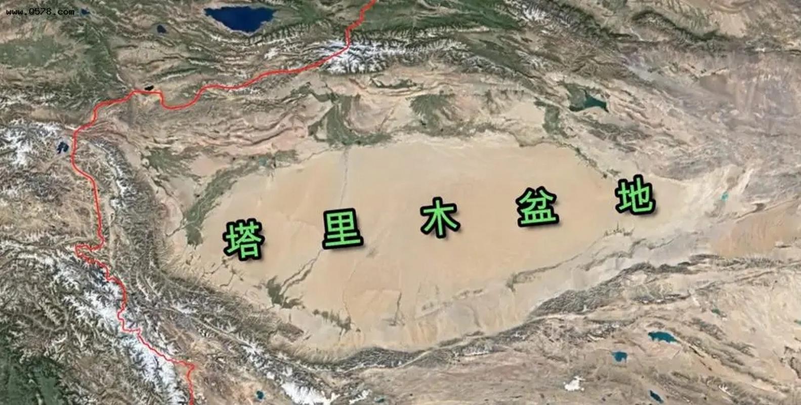 中国最大的盆地一塔里木盆地