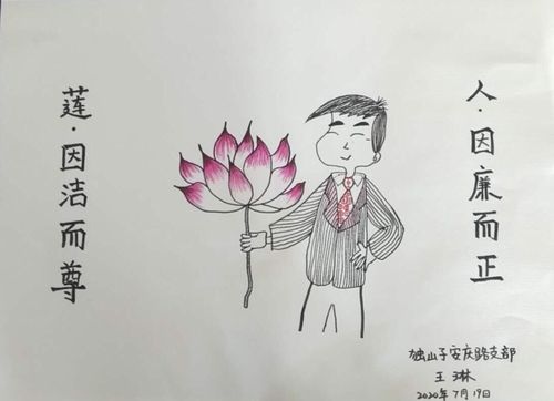 中国银行克拉玛依市石油分行"夏日清风·廉洁中行"漫画作品