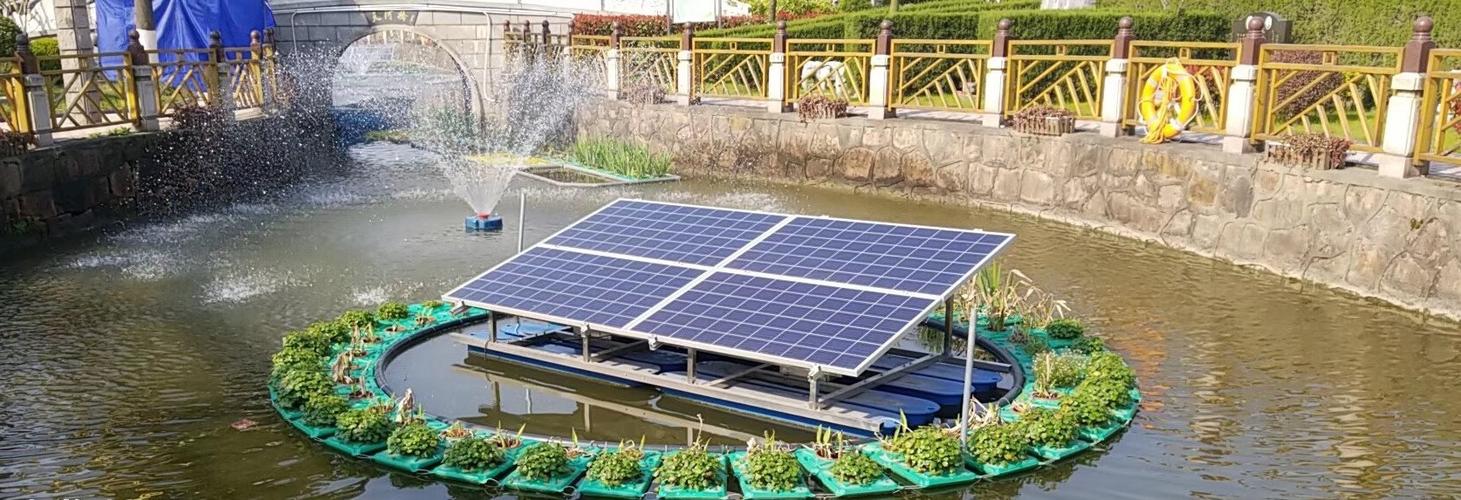 台州qm 品牌太阳能曝气机鱼场与电池备份喷泉曝气机浮动灌溉泵