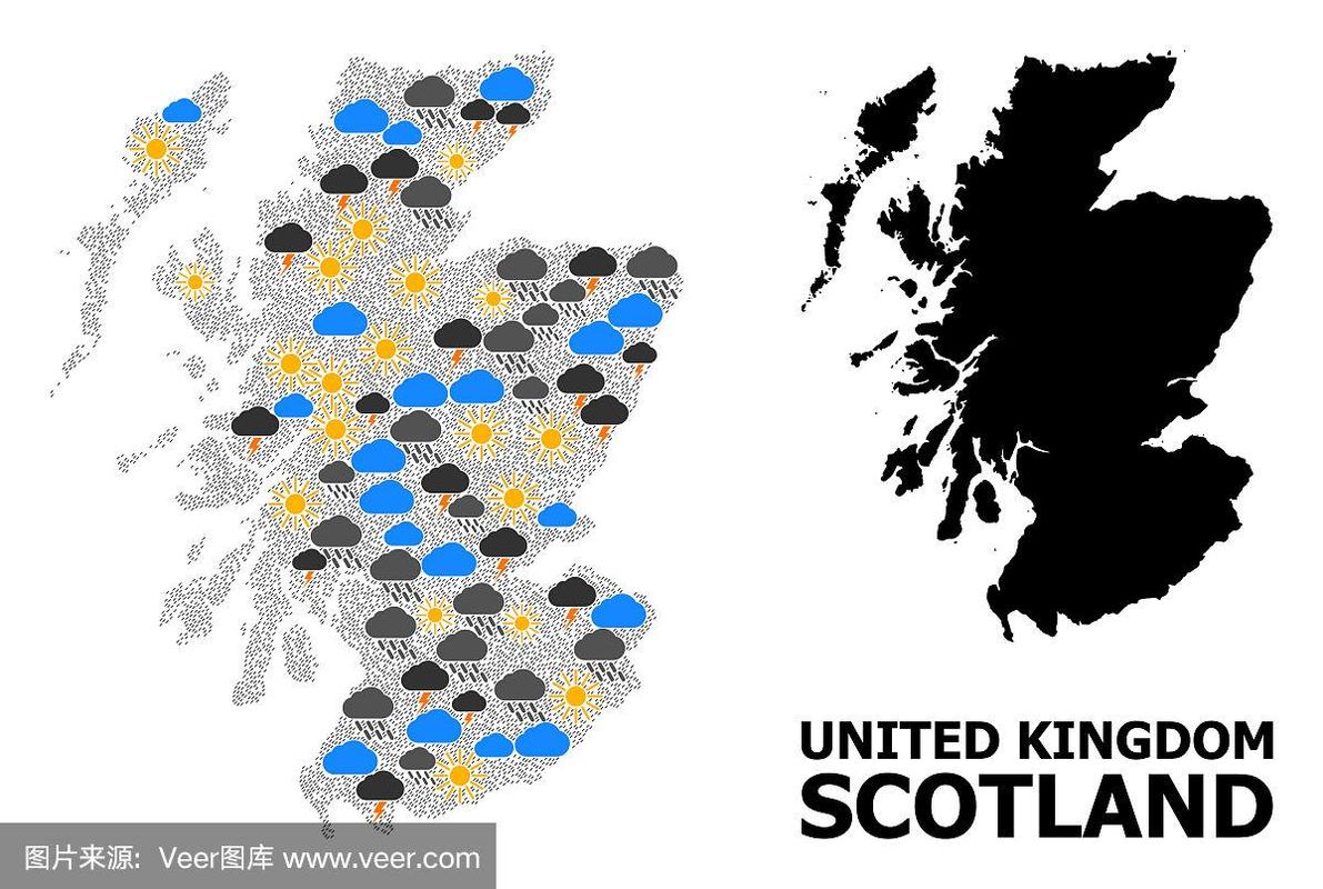苏格兰气候分布图