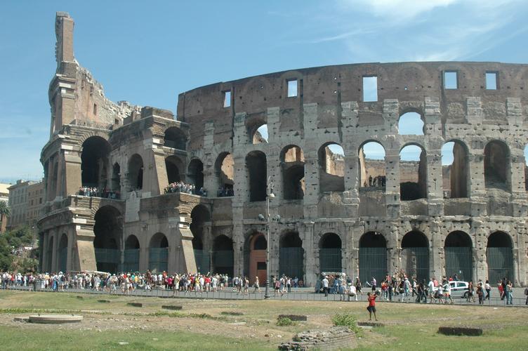 古罗马斗兽场遗址图片欧洲意大利遗址斗兽场古罗马
