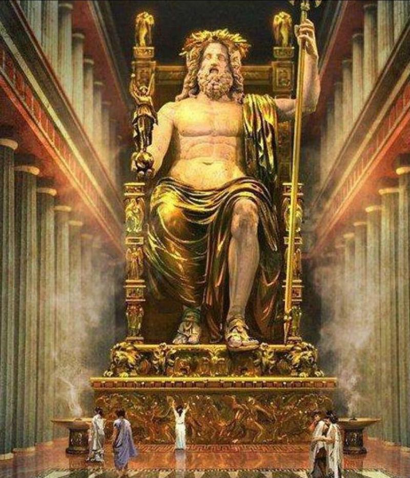 世界七大奇迹—奥林匹亚宙斯巨像 宙斯(古希腊语:Ζε0309,希腊语