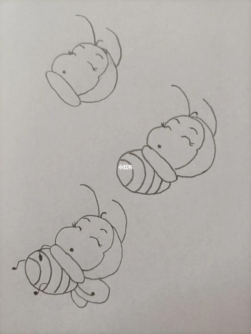 简笔画190蜜蜂