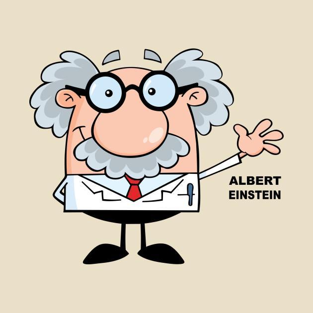 爱因斯坦肖像漫画精选,大科学家变成可爱的老头