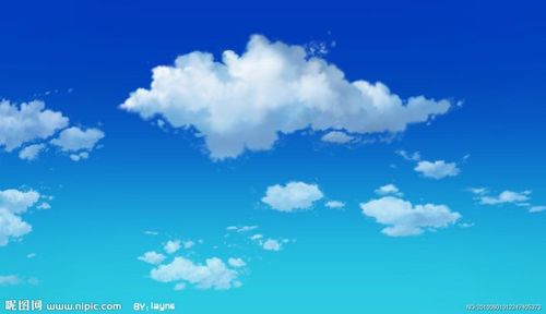 动画背景 蓝天 云朵大图 点击还原
