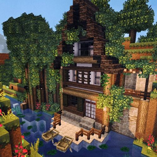 minecraft我的世界隐居者小木屋