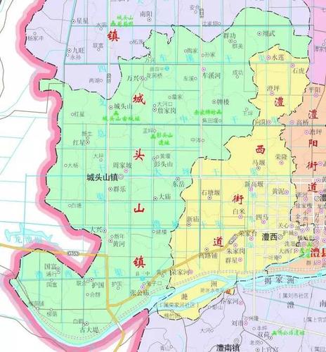 【关注澧州】最新:2017版澧县行政区划图