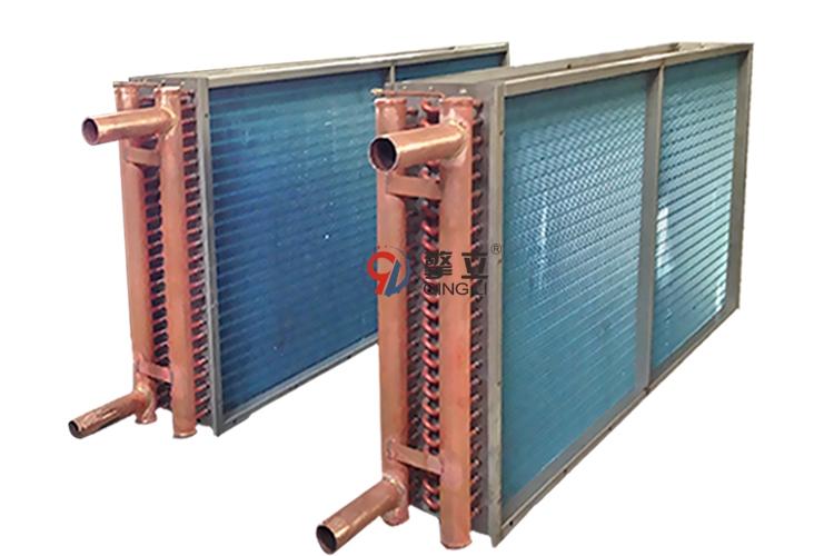 铜管铝翅片表冷器 空调盘管表冷器 工业表冷器挡水板 加工定制