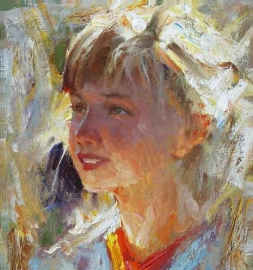 中国画家涂志伟(1951-)中外女性肖像油画欣赏