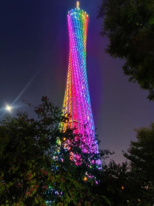 夜晚的广州塔