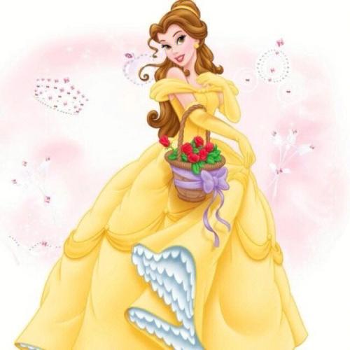 打算钩一套迪士尼公主系列的娃衣,贝儿公主的娃衣是原创哦～参照我的