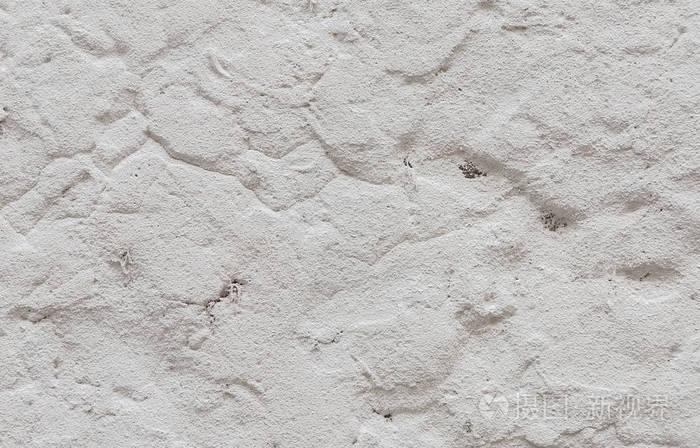 粗糙的白色石膏墙作为背胶