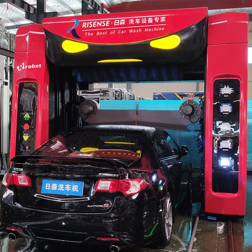日森罗伯特高科技智能洗车机器人cf-390自动洗车设备多少钱一套