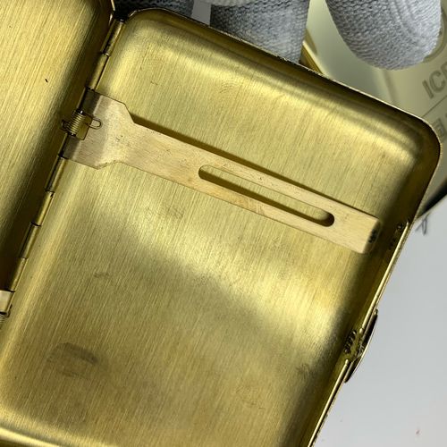 祝融黄铜16支网红烟盒中国银行存款过亿纯铜亿万富翁定制版烟盒