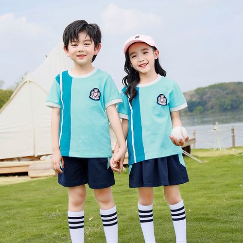 幼儿园园夏装学院纯棉儿童班服短袖运动服夏季小学生校服