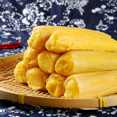 1500克四川宜宾特产新鲜玉米粑包谷粑粗粮早餐早点杂粮糕点点心3袋装