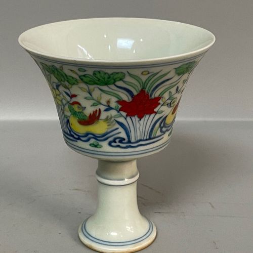 明代成化斗彩老瓷器杯子老货老古董早期旧藏古玩收藏