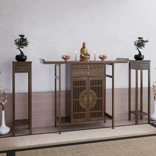 新中式佛龛供桌香案供台家用经济型神台条案财神贡桌供奉菩萨柜子