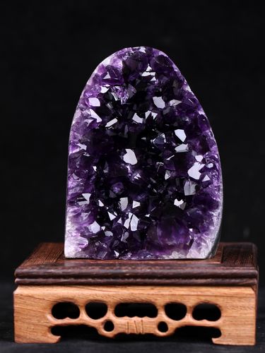 天然紫水晶原石摆件帝王紫水晶石晶簇紫晶洞客厅桌面玄关消磁净化